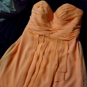 Peach Bridesmaid Dress size 16